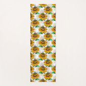 Design der Sonnenblumen-Blume Yogamatte (Vorderseite)