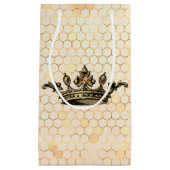 Design der Sonnenblumen und Bienen vierzehn Kleine Geschenktüte (Vorderseite)