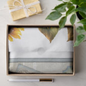 Design der Sonnenblumen- und Libellenreihe 9 Seidenpapier (Geschenk)