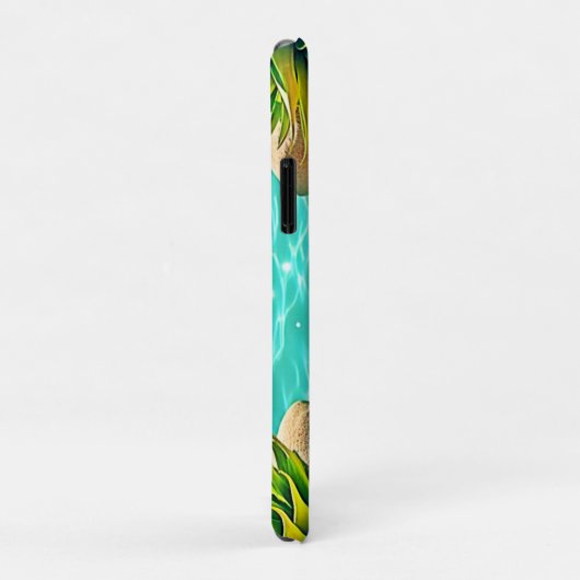 Design der sonnenverwöhnten Muscheln Case-Mate iPhone Hülle (Hinten/Rechts)