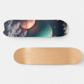 Design der "Space & Planet Skateboards" Skateboard (Horizontal)