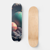 Design der "Space & Planet Skateboards" Skateboard (Vorderseite)