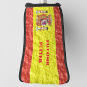 Design der spanischen Flagge Golf Headcover (Rotieren 90)