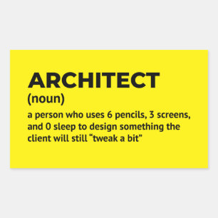 Design der Spaß-Definition Rechteckiger Aufkleber