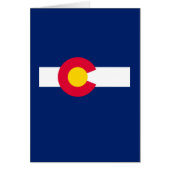 Design der Staatsflagge Colorado (Vorne)