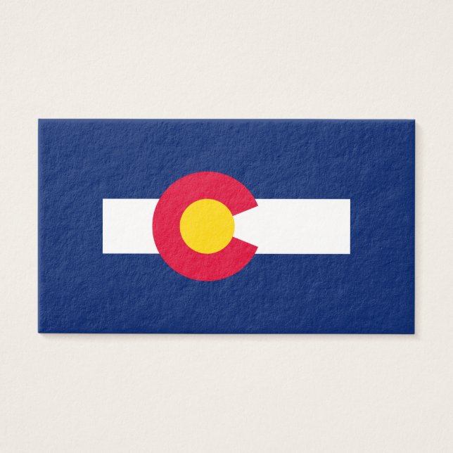 Design der Staatsflagge Colorado (Vorderseite)