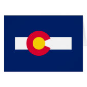 Design der Staatsflagge Colorado (Vorderseite (Horizontal))