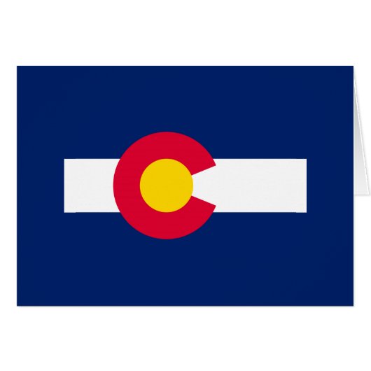Design der Staatsflagge Colorado (Vorderseite (Horizontal))