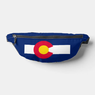 Design der Staatsflagge Colorado Bauchtasche