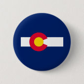 Design der Staatsflagge Colorado Button (Vorderseite)