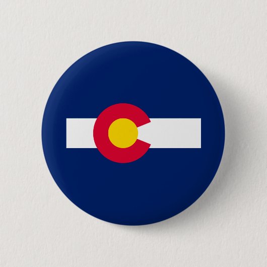 Design der Staatsflagge Colorado Button (Vorderseite)