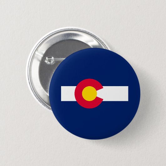 Design der Staatsflagge Colorado Button (Vorne & Hinten)