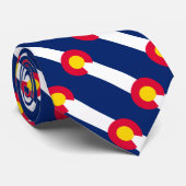 Design der Staatsflagge Colorado Krawatte (Gerollt)