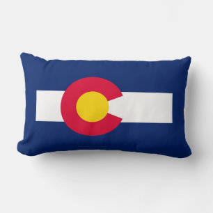 Design der Staatsflagge Colorado Lendenkissen