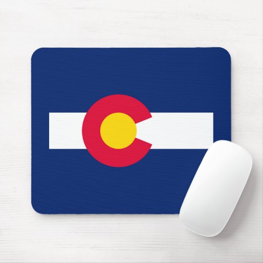 Design der Staatsflagge Colorado Mousepad (Mit Mouse)