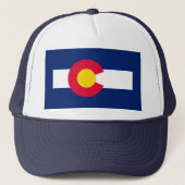 Design der Staatsflagge Colorado Truckerkappe (Vorderseite)