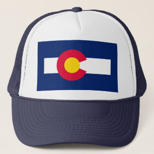 Design der Staatsflagge Colorado Truckerkappe