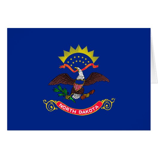 Design der Staatsflagge Nord-Dakota (Vorderseite (Horizontal))