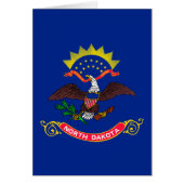 Design der Staatsflagge Nord-Dakota (Vorne)