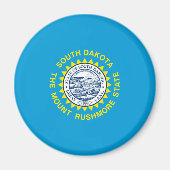 Design der Staatsflagge Süd-Dakota Magnet (Vorne)