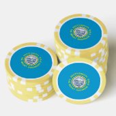 Design der Staatsflagge Süd-Dakota Pokerchips (Stapel)