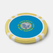 Design der Staatsflagge Süd-Dakota Pokerchips (Einzeln)