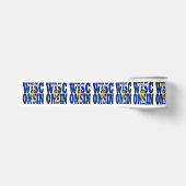 Design der Staatsflagge Wisconsin Ripsband (Vorderseite)