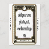 Design der Star-Tarot-Karte Postkarte (Vorderseite)