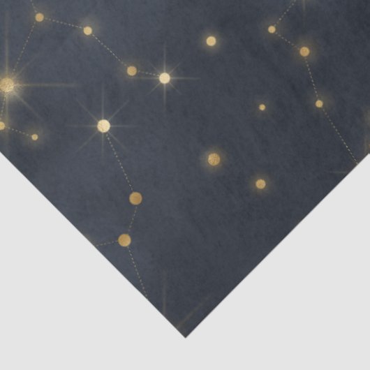 Design der Sternennacht 9 Seidenpapier (Ausschnitt)