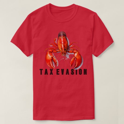 Design der Steuerhinterziehung T-Shirt (Design vorne)