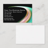 Design der Stromkarte Visitenkarte (Vorne/Hinten)