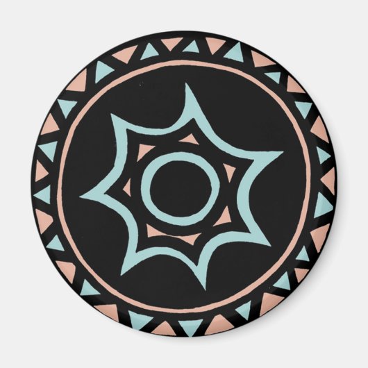 Design der Südsee - Magnet (Vorne)