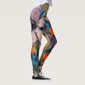 Design der Summer Blume Leggings (Rechts)