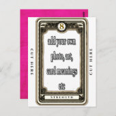 Design der Tarot-Karte für die Festigkeit Postkarte (Vorne/Hinten)