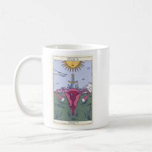 Design der Tarot-Karte für Uterus-Stärke Kaffeetasse