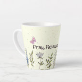 Design der Tasse "Beten, Release, Vertrauen" (Linke Ecke)