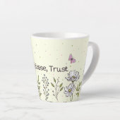 Design der Tasse "Beten, Release, Vertrauen" (Rechte Ecke)