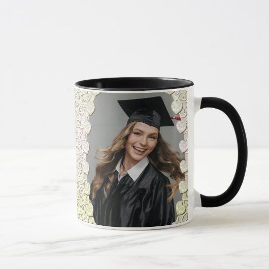 Design der Tasse für personalisierte Glitzer Foto (Rechts)