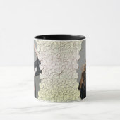 Design der Tasse für personalisierte Glitzer Foto (Zentrum)