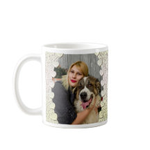 Design der Tasse für personalisierte Glitzer Foto
