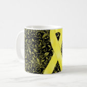 Design der Tasse "Gelbes Bewusstsein" (Vorderseite Links)