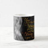Design der Tasse "Grau Awareness Ribbon" (Mittel)