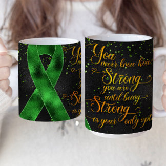 Design der Tasse "Green Awareness Ribbon"