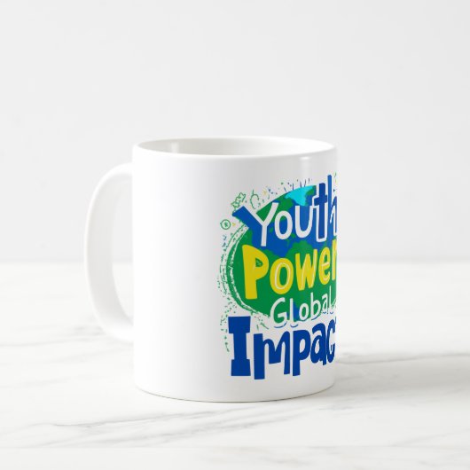 Design der Tasse "Jugend-Power" (Vorderseite Links)