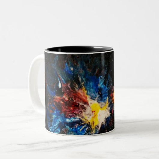 Design der Tasse "Schmetterlingseffekt" (Vorderseite Links)
