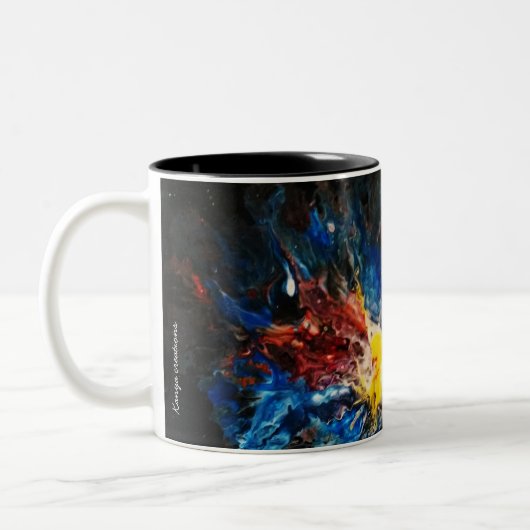 Design der Tasse "Schmetterlingseffekt" (Links)