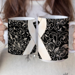 Design der Tasse "White Awareness Ribbon"