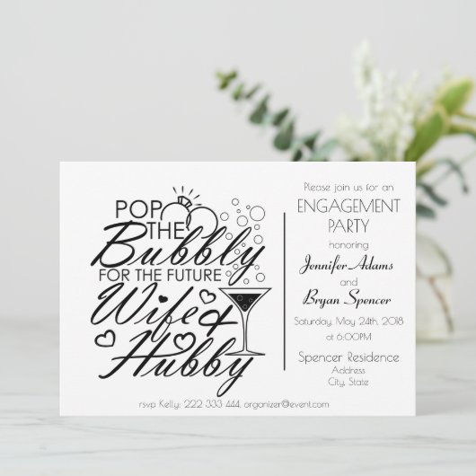 Design der Teilnehmer Einladung (Stehend Vorderseite)