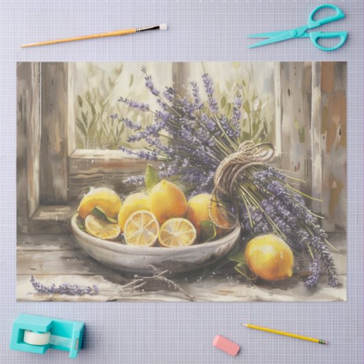 Design der "tied Lavendel"-Serie 3 Seidenpapier (Basteln)