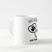 Design der Tierpflege des Tierarztes Kaffeetasse (Vorderseite Links)